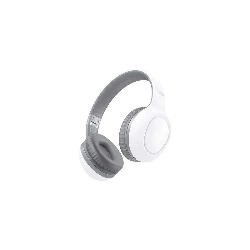 XO BE35 Auriculares Bluetooth 5.0 - Diadema Ajustable - Almohadillas Acolchadas - Autonomia hasta 15h - Color Blanco/Gris XO BE35 Auriculares Bluetooth 5.0 - Diadema Ajustable - Almohadillas Acolchadas - Autonomia hasta 15h - Color Blanco/Gris