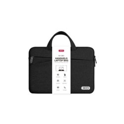 XO Maletin para Portatil - hasta 13" - Resistente a Salpicaduras, Desgaste y Arañazos - Diseño Moderno - Color Negro