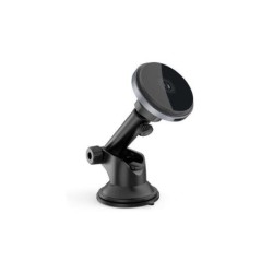 XO Cargador Inalambrico Magnetico - Carga QI hasta 15W - Deteccion de Objetos Metalicos - Color Negro
