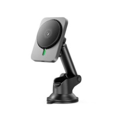 Supporto magnetico XO con base di ricarica wireless da 15 W - Colore nero
