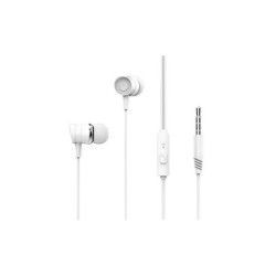 Cuffie intrauricolari XO EP20 con microfono - Comandi cablati - Connessione jack da 3,5 mm - Cavo da 1,20 m