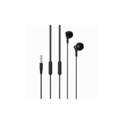 Cuffie musicali XO EP39 con microfono - Cavo da 1,2 m - Pulsante di controllo - Colore nero