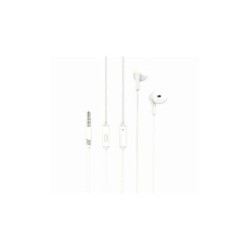 XO EP39 Music Auricular con Microfono - Cable 1.2m - Boton de Control - Color Blanco
