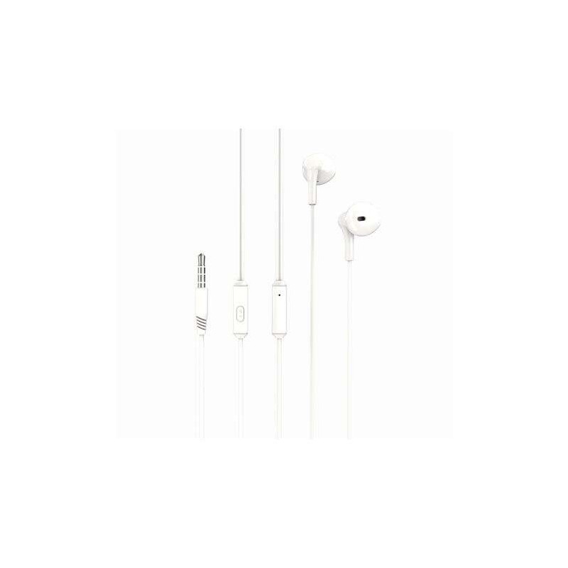 XO EP39 Music Auricular con Microfono - Cable 1.2m - Boton de Control - Color Blanco XO EP39 Music Auricular con Microfono - Cable 1.2m - Boton de Control - Color Blanco