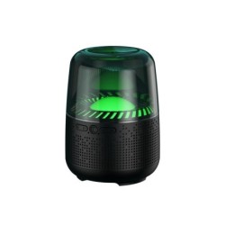 Altoparlante XO Disco Boom Bluetooth 5.1 - 10 W - USB, microSD, AUX - Luci RGB - Fino a 6 ore di riproduzione - Colore nero