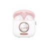 XO Cuffie Bluetooth 5.1 per Bambini - TWS - Fino a 5 Ore di Musica - Colore Bianco/Rosa