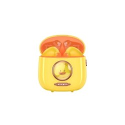 Cuffie per bambini XO Bluetooth 5.1 - TWS - Fino a 5 Ore di Musica - Colore Giallo/Arancione