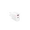 Caricabatterie XO Power L116 30 W tipo C + USB - bianco