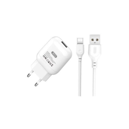 Pacchetto caricabatterie USB XO L37 + cavo da USB-A a USB-C