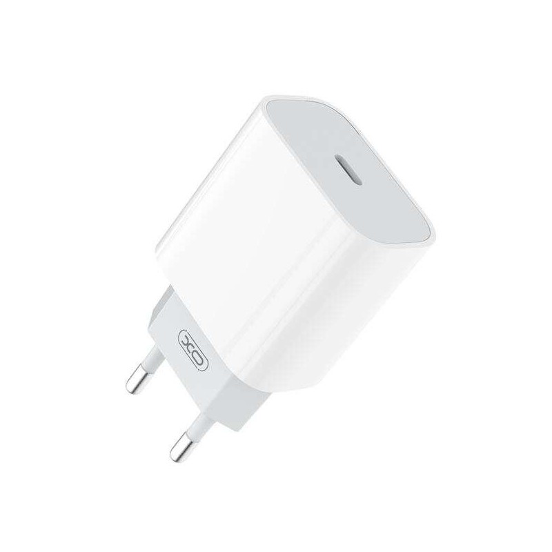 Caricabatterie per smartphone XO - Ricarica rapida - 20 W - Tipo C - Protezione da sovratensione - Colore bianco Caricabatterie per smartphone XO - Ricarica rapida - 20 W - Tipo C - Protezione da sovratensione - Colore bianco