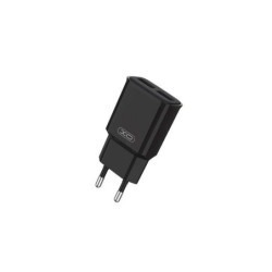 XO L92C Cargador de Corriente 2.4A 2xUSB - Proteccion contra Cortocircuito y Sobrecargas - Color Negro