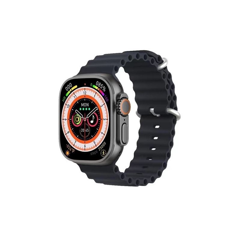 XO M8 Reloj Smartwatch Pantalla IPS 1.91" - Autonomia hasta 5 Dias - Llamadas Bluetooth - Resistencia IP67 - Color Negro