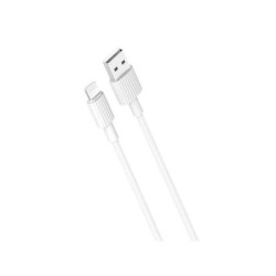 Cavo XO USB-A maschio a Lightning - Ricarica + Trasmissione dati ad alta velocità - 2,4 A - 1 m - Colore bianco