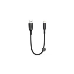Cavo di ricarica rapida USB XO NB247 - Lightning - 6A - 25 cm con clip - Colore nero