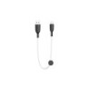 XO Cable NB247 Carga Rapida USB - Micro USB - 6A - 25cm con Clip - Color Blanco