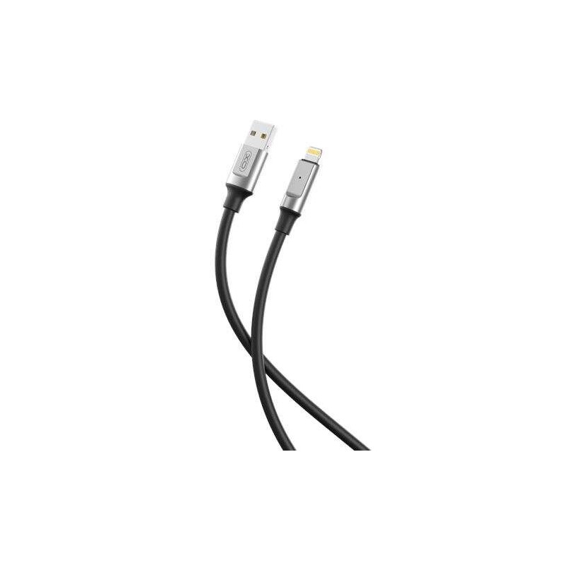 Cavo di ricarica rapida USB XO NB251 - Fulmine - 6 A - 1 m - Nero Cavo di ricarica rapida USB XO NB251 - Fulmine - 6 A - 1 m - Nero