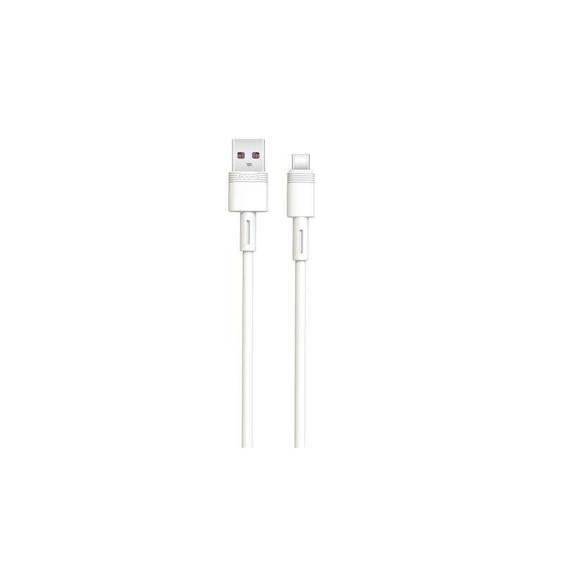 XO Cable NBQ166 Carga Rapida USB - Tipo C - 5A - 1m - Color Blanco XO Cable NBQ166 Carga Rapida USB - Tipo C - 5A - 1m - Color Blanco
