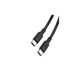 Cavo intrecciato XO da USB-C maschio a USB-C maschio 100 W - Ricarica + trasmissione dati ad alta velocità - Lunghezza 1,50 m