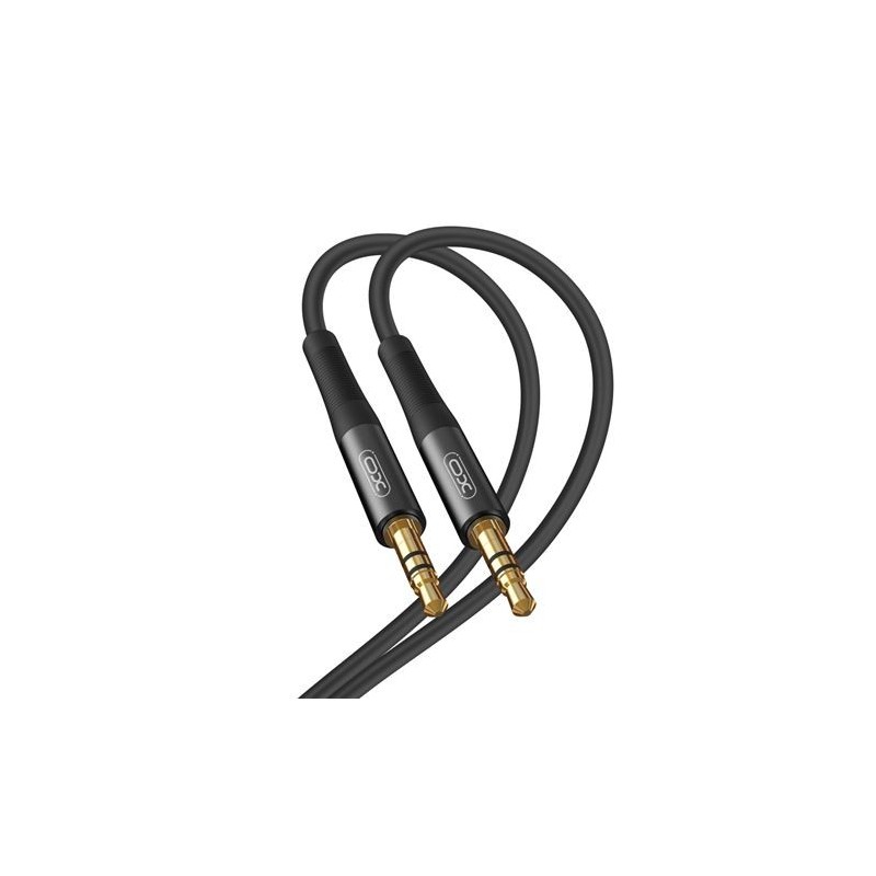 XO NBR175B Cavo audio serie Pro Mini jack da 3,5 mm maschio a mini jack da 3,5 mm maschio - Punta in alluminio - Lunghezza 2 m XO NBR175B Cavo audio serie Pro Mini jack da 3,5 mm maschio a mini jack da 3,5 mm maschio - Punta in alluminio - Lunghezza 2 m