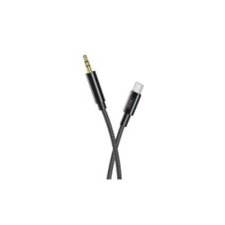 Cavo intrecciato XO da USB-C maschio a mini jack maschio da 3,5 mm - Lunghezza 1 m