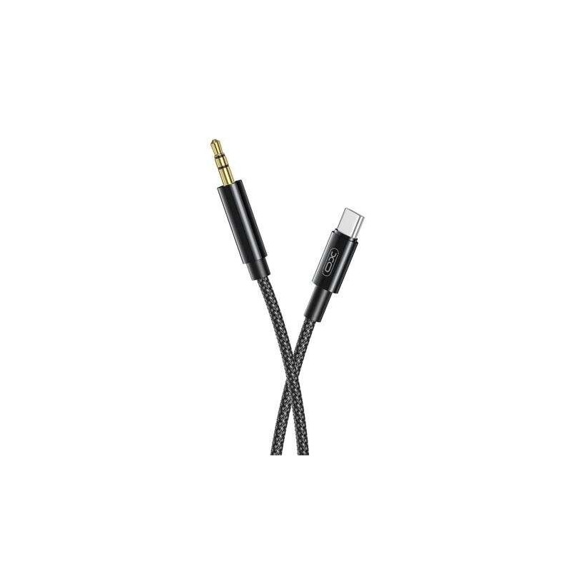 XO Cable Trenzado USB-C Macho a Mini Jack 3.5mm Macho - Longitud 1m XO Cable Trenzado USB-C Macho a Mini Jack 3.5mm Macho - Longitud 1m