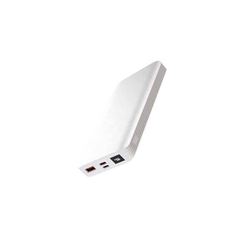 XO PR143 Powerbank 10000mAh - USB, Tipo C - Ricarica Rapida - Schermo LCD - Colore Bianco XO PR143 Powerbank 10000mAh - USB, Tipo C - Ricarica Rapida - Schermo LCD - Colore Bianco