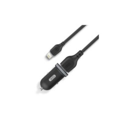 XO TZ08 Pack Cargador de Coche + Cable USB-A a Lightning - 2 Puertos USB