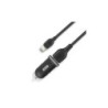 Pacchetto caricabatteria per auto XO TZ08 + cavo da USB-A a Lightning - 2 porte USB