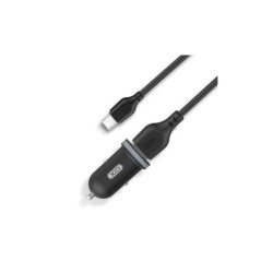 Pacchetto caricabatteria da auto XO TZ08 + cavo da USB-A a MicroUSB - 2 porte USB