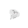 Presa da muro universale XO - Protezione bambini - 250V - 10Amp - 2500W - 58,2x55,6x49,4mm - Colore bianco