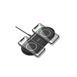XO WX025 Stazione di ricarica wireless doppia da 20 W - Ricarica simultanea