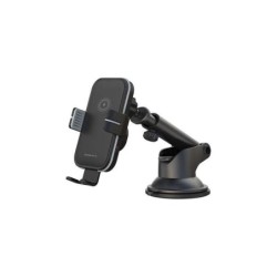 Supporto per auto con chiusura automatica XO + Base di ricarica wireless 15W WX027