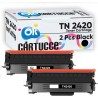 Brother TN2420/TN2410 Nero Confezione da 2 cartucce toner compatibili