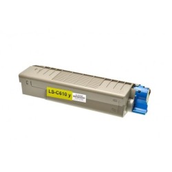 Oki C610 Giallo Cartuccia Compatibile