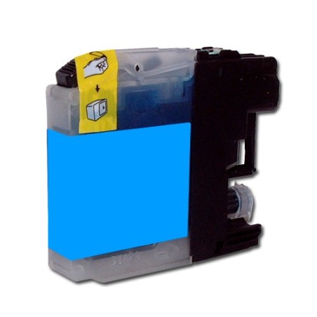 Brother LC123 Ciano Cartuccia Compatibile per DCP-J4110W J752DW MFC-J4410 J4510 