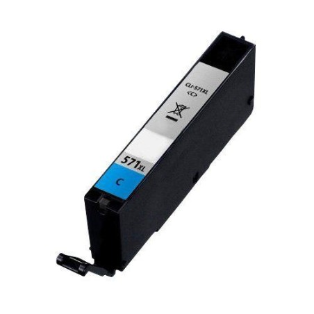 Canon CLI571 Ciano Cartuccia Compatibile per MG5700 MG6800 MG7700