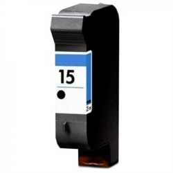 Hp N.15  C6615D Nero Cartuccia Compatibile per HP Deskjet 810C 812C 816C
