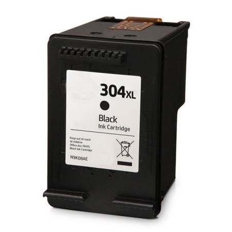 Hp 304XL N9K08AE Nero Compatibile per DeskJet 2620  Deskjet 3720  3730  3750 e 3