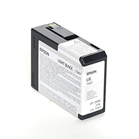 Epson T5807 Light Black Cartuccia Compatibile