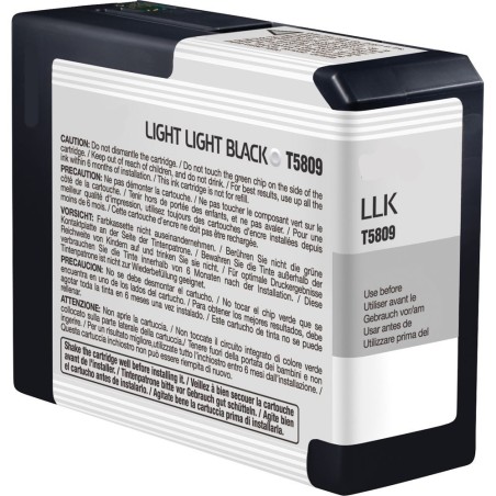 Epson T5809 Light Light Black Cartuccia Compatibile