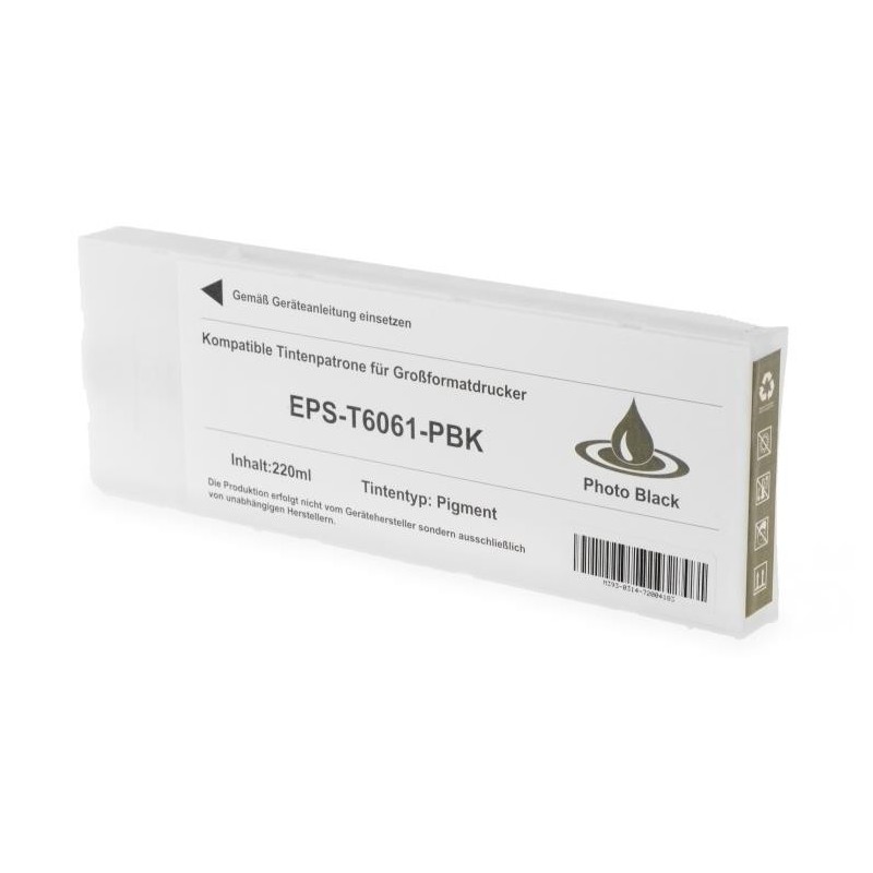 Epson T6061 Nero Photo Cartuccia Compatibile