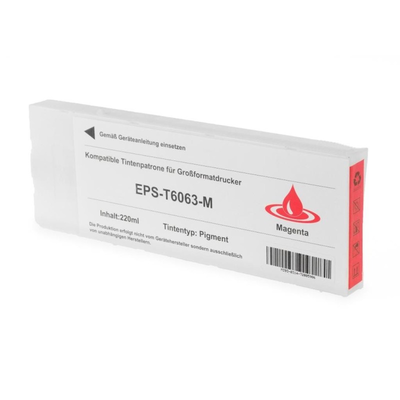 Epson T6063 Magenta Cartuccia Compatibile