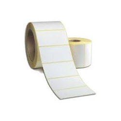Rotolo etichette vellum adesivo permanente 48mm x 35mm