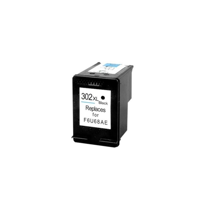 HP 302XL F6U68AE Nero Compatibile per DeskJet 1110  2130 e 3630  HP OfficeJet 38