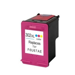 HP 302XL F6U67AE Colori Compatibile per DeskJet 1110  2130 e 3630  HP OfficeJet