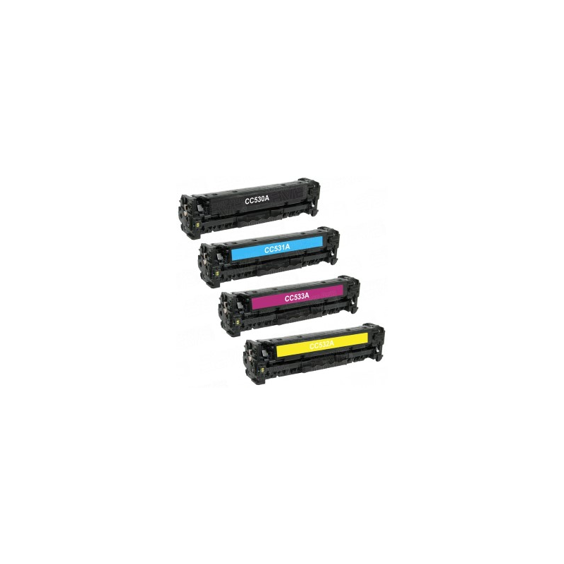 Hp CC533A/CE413A/CF383A Magenta toner compatibile
