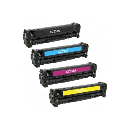 Hp CC533A/CE413A/CF383A Magenta toner compatibile