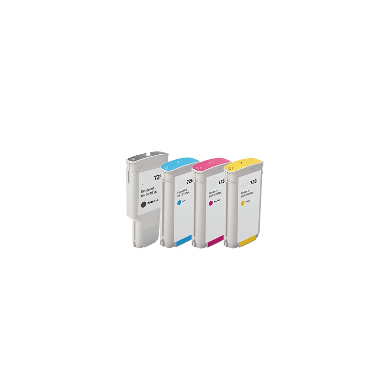 Hp 728 Giallo Cartuccia Compatibile 130ml