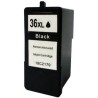 Lexmark no. 36XL Nero Compatibile per Lexmark Z2400  2410  2420  X3630  X3650  X