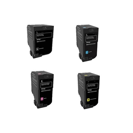 Lexmark CS421,CS521,CS622,CX421,CX522,CX622,CX625 Ciano Toner compatibile